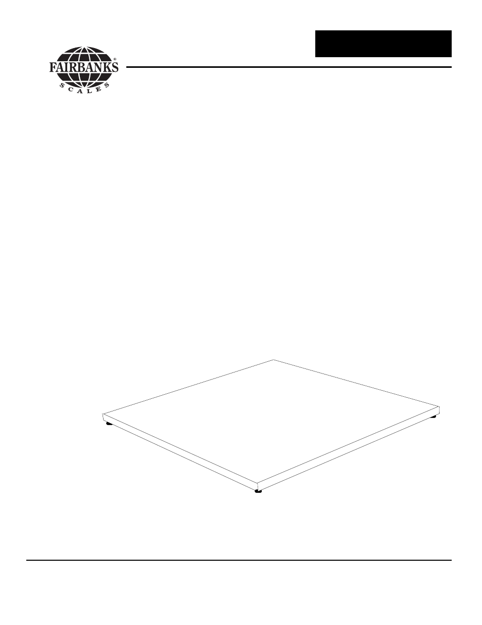 Fairbanks 3300 Reliant Series Floor Scale User Manual | 19 pages