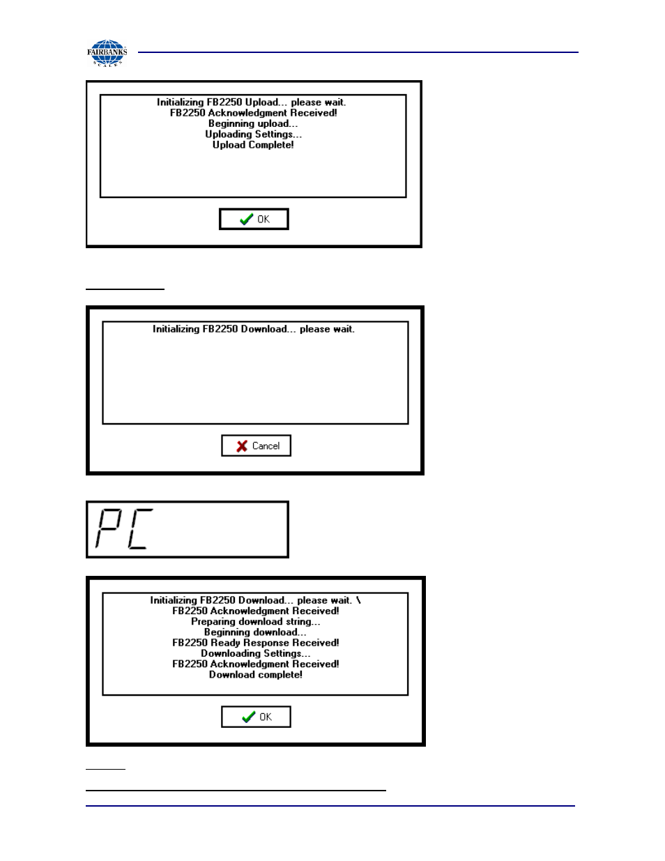 Fairbanks PC2250 Utility Software User Manual | Page 41 / 94