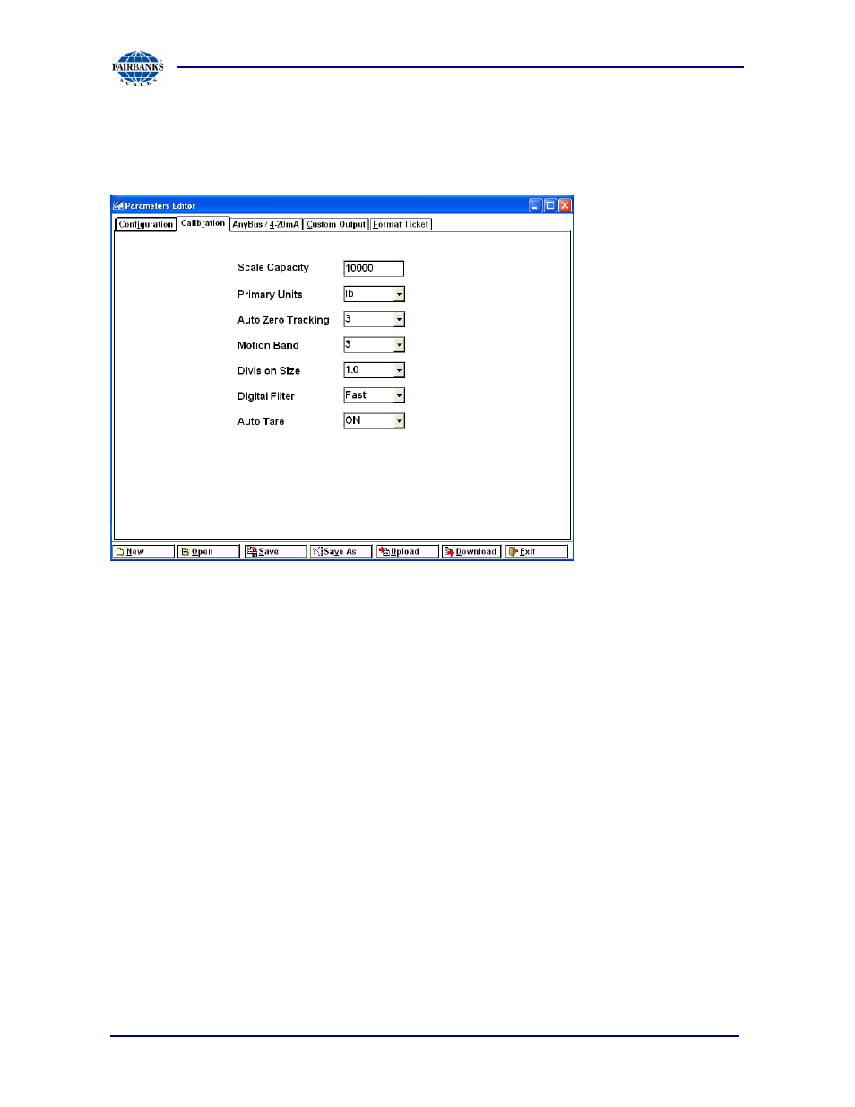 Calibration | Fairbanks PC2250 Utility Software User Manual | Page 43 / 94