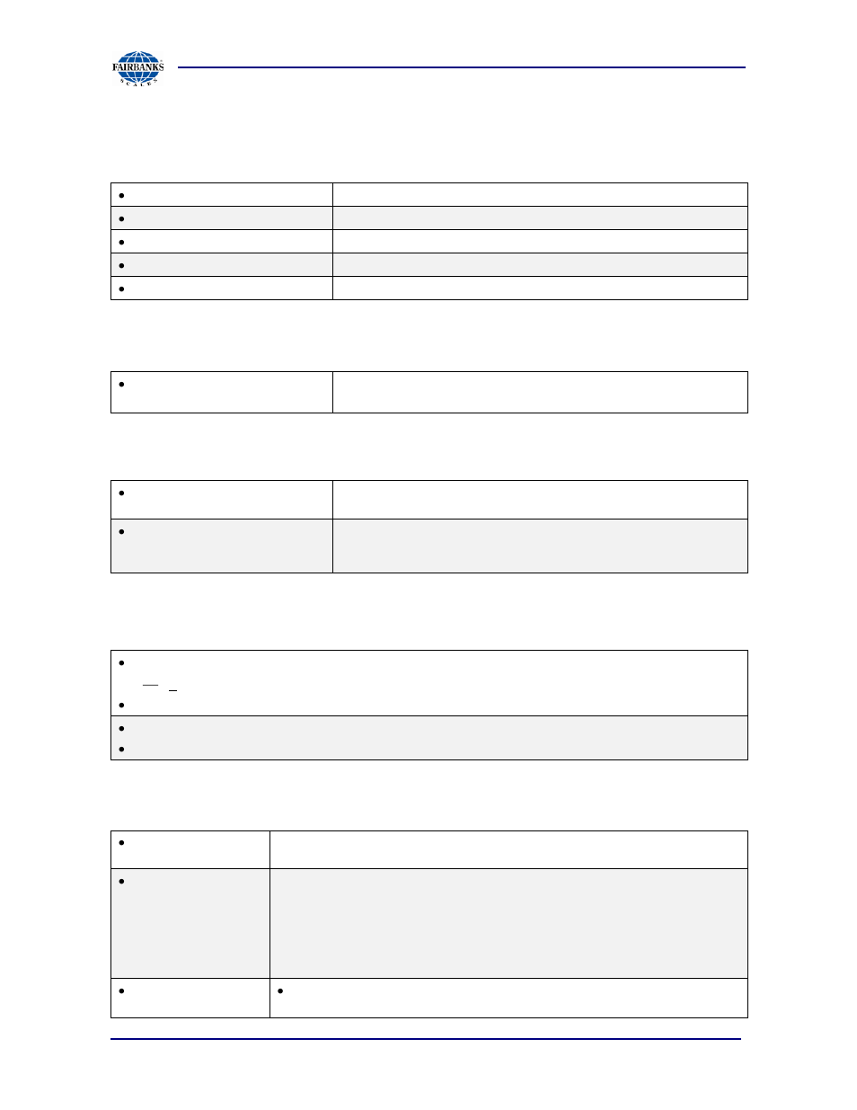 Settings, Weight accumulator, Outputs | Power requirements, Dc models, Specifications, continued | Fairbanks PC2250 Utility Software User Manual | Page 8 / 94