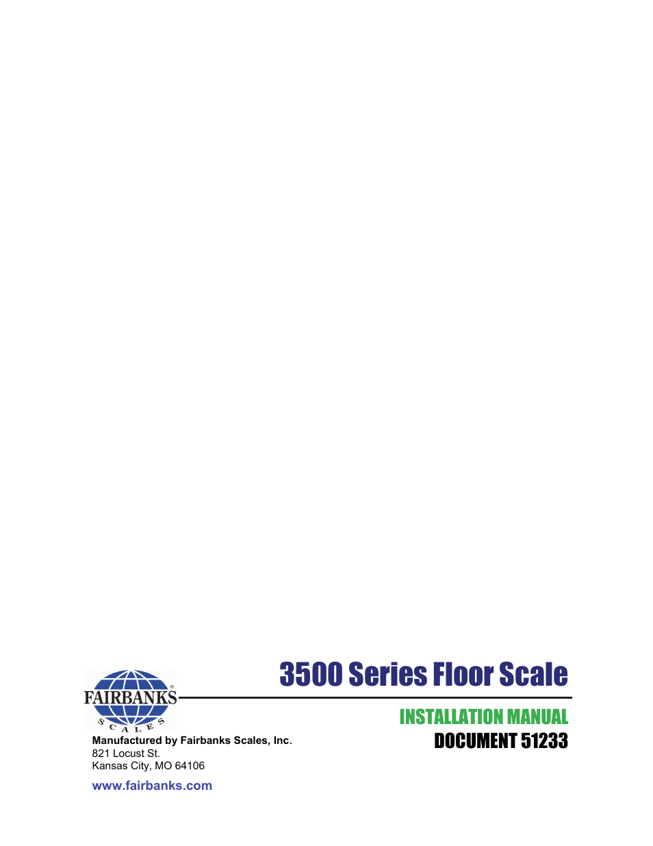 3500 series floor scale | Fairbanks PC2250 Utility Software User Manual | Page 94 / 94
