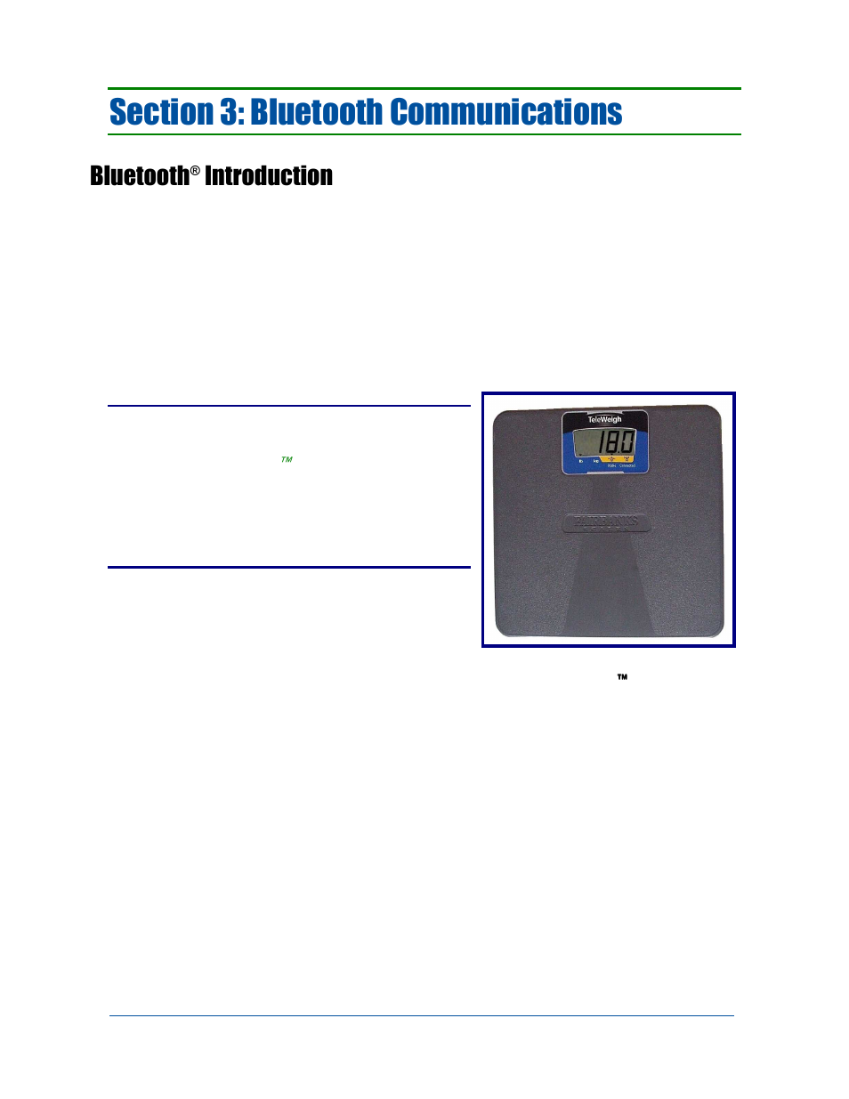 Bluetooth, Introduction | Fairbanks 27135 TeleWeigh with Bluetooth User Manual | Page 10 / 18