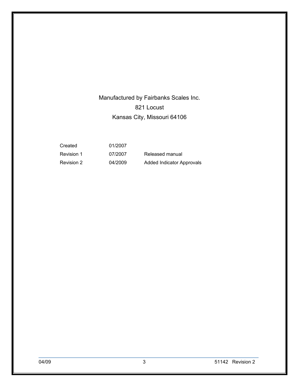 Amendment record | Fairbanks 26889 Slimline Health Scale User Manual | Page 3 / 16