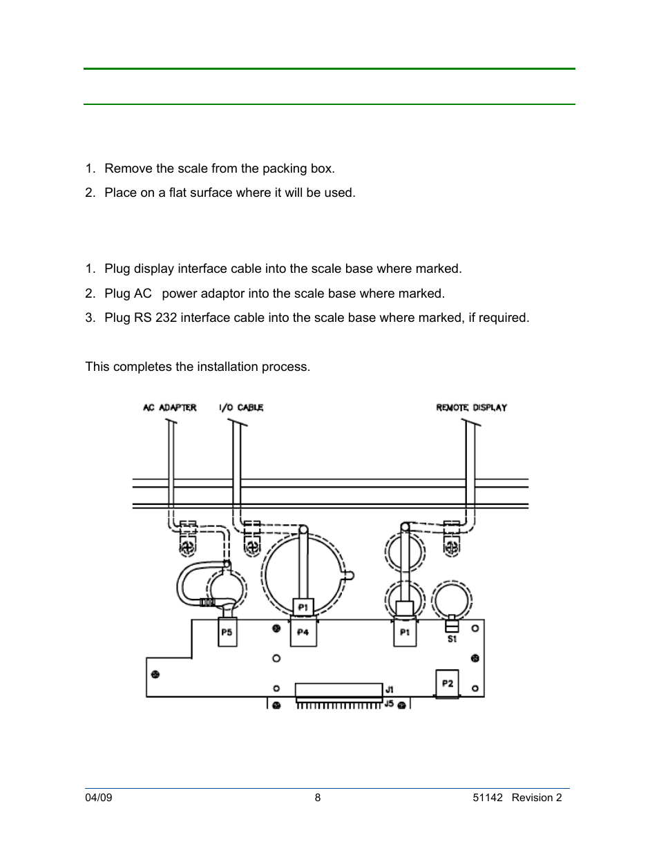 Unpacking and setup, Connections | Fairbanks 26889 Slimline Health Scale User Manual | Page 8 / 16