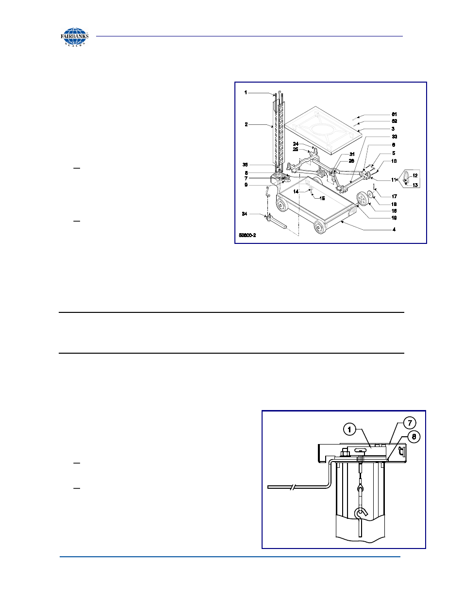 Mounting bracket kit assembly, Wheel & pillar assembly, continued | Fairbanks 1155 SERIES Portable Utility SCALE WITH THE FB2255 User Manual | Page 13 / 32