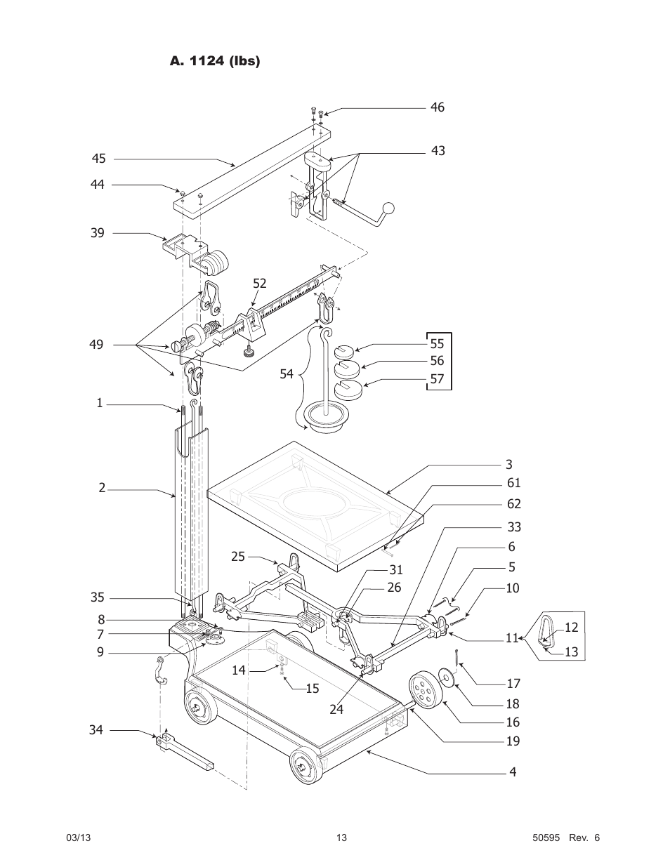 Fairbanks 1124-1 Portable Platform Scale User Manual | Page 13 / 16