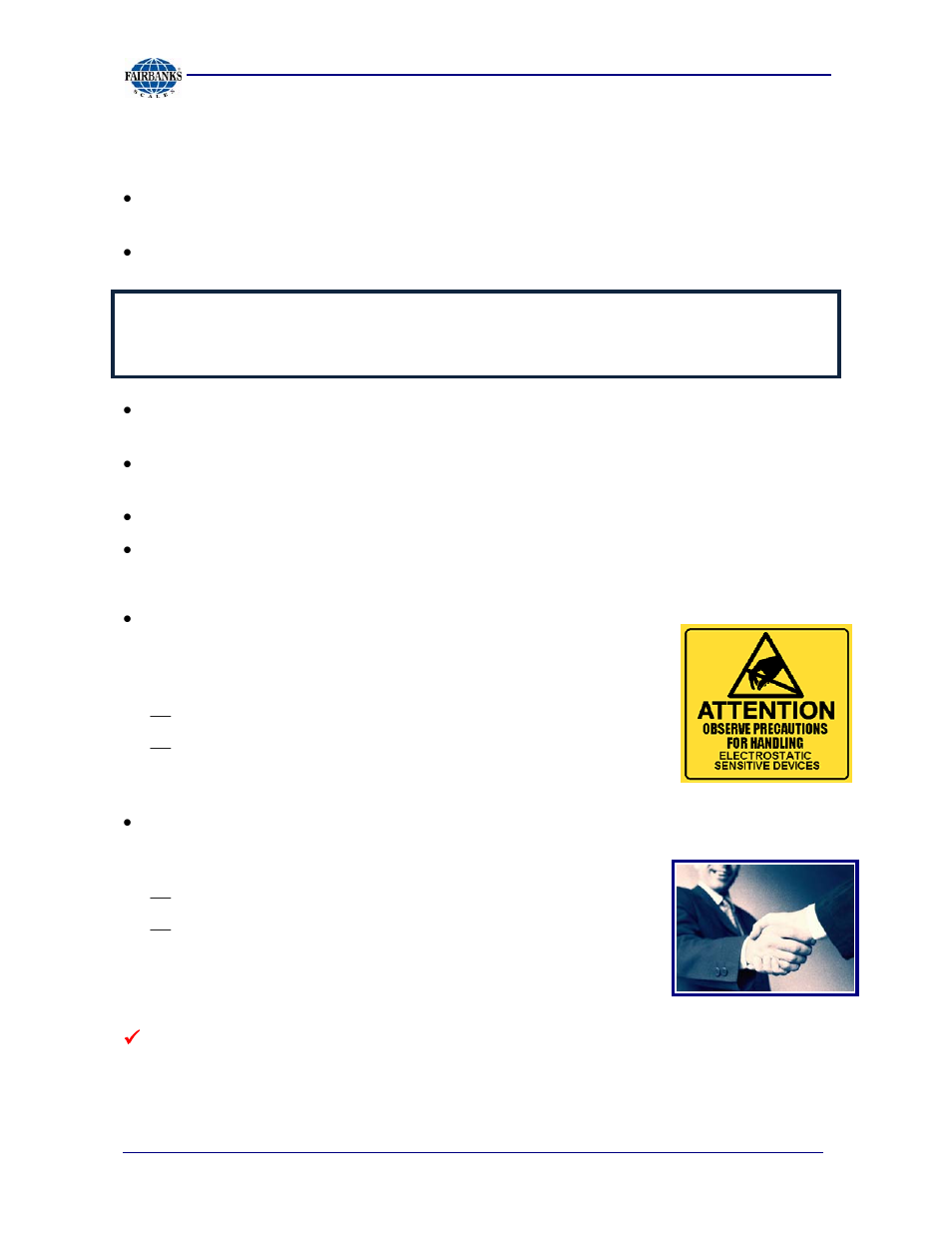 Conferring with our client, Installing technician | Fairbanks 1100 Series Portable Utility Scale with Rechargeable battery-powered FB1100 ABS User Manual | Page 8 / 22