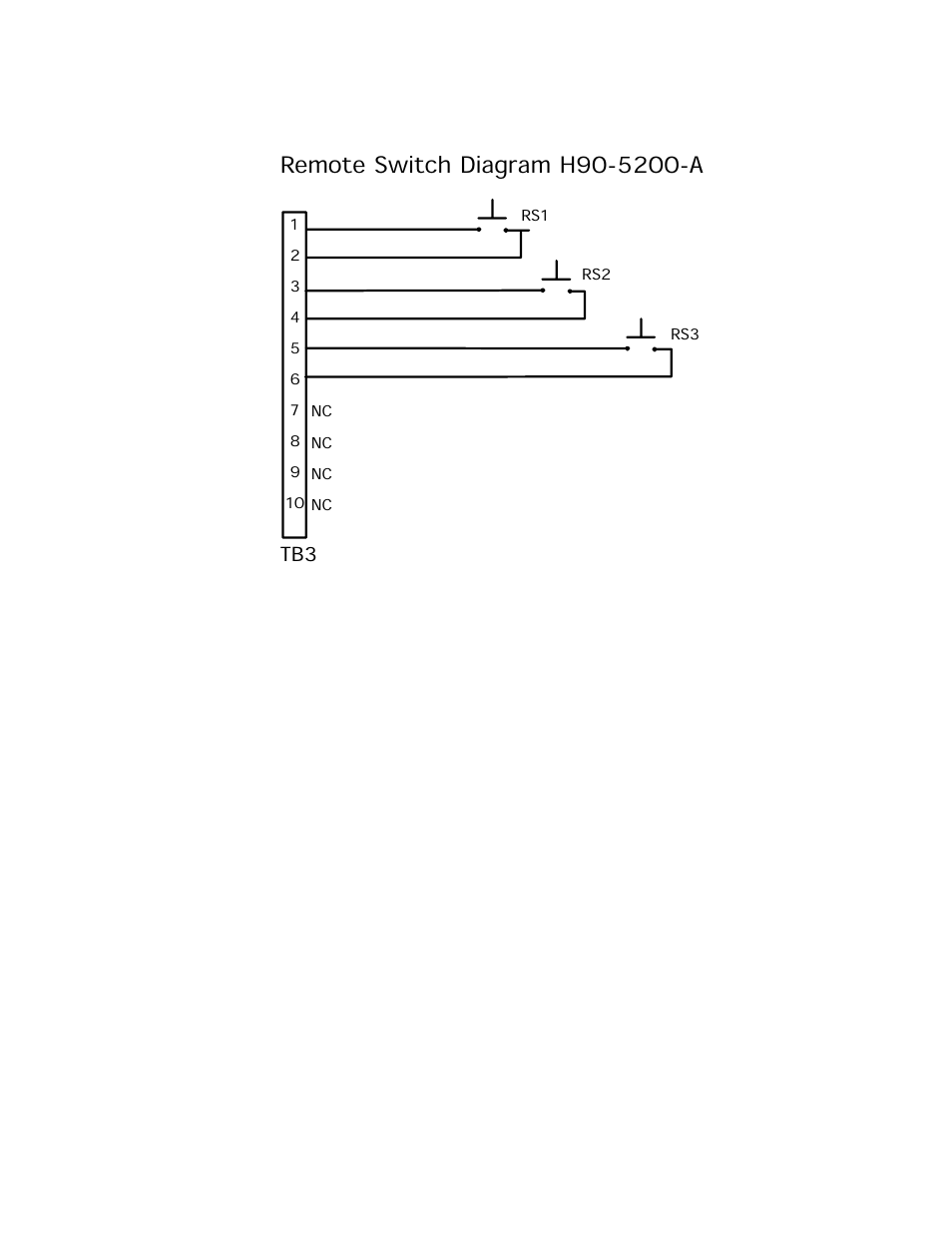 Appendix xi: remote switch | Fairbanks H90-5200-A Digital Instrument User Manual | Page 56 / 60