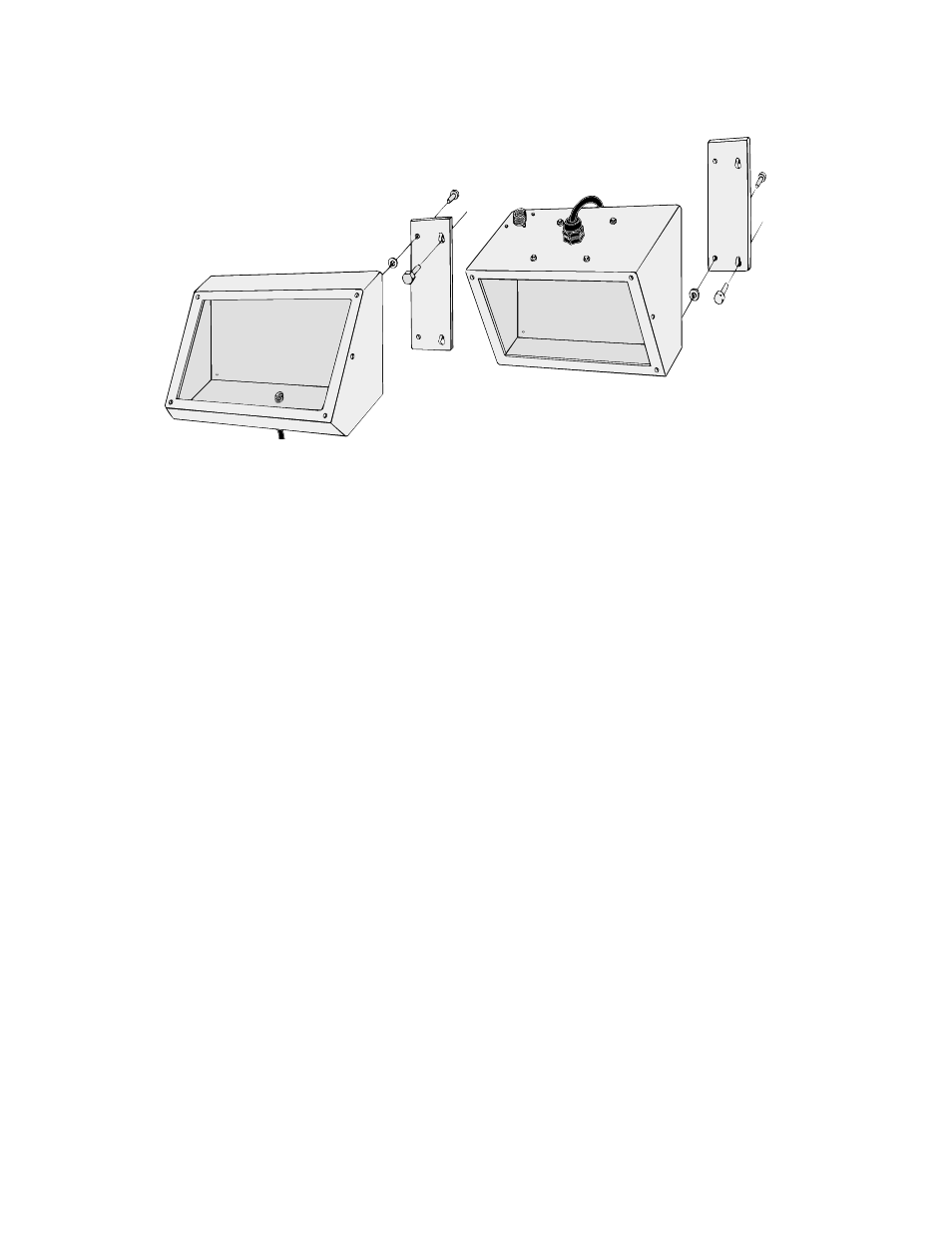 Appendix xiii: wall mounting bracket | Fairbanks H90-5200-A Digital Instrument User Manual | Page 59 / 60