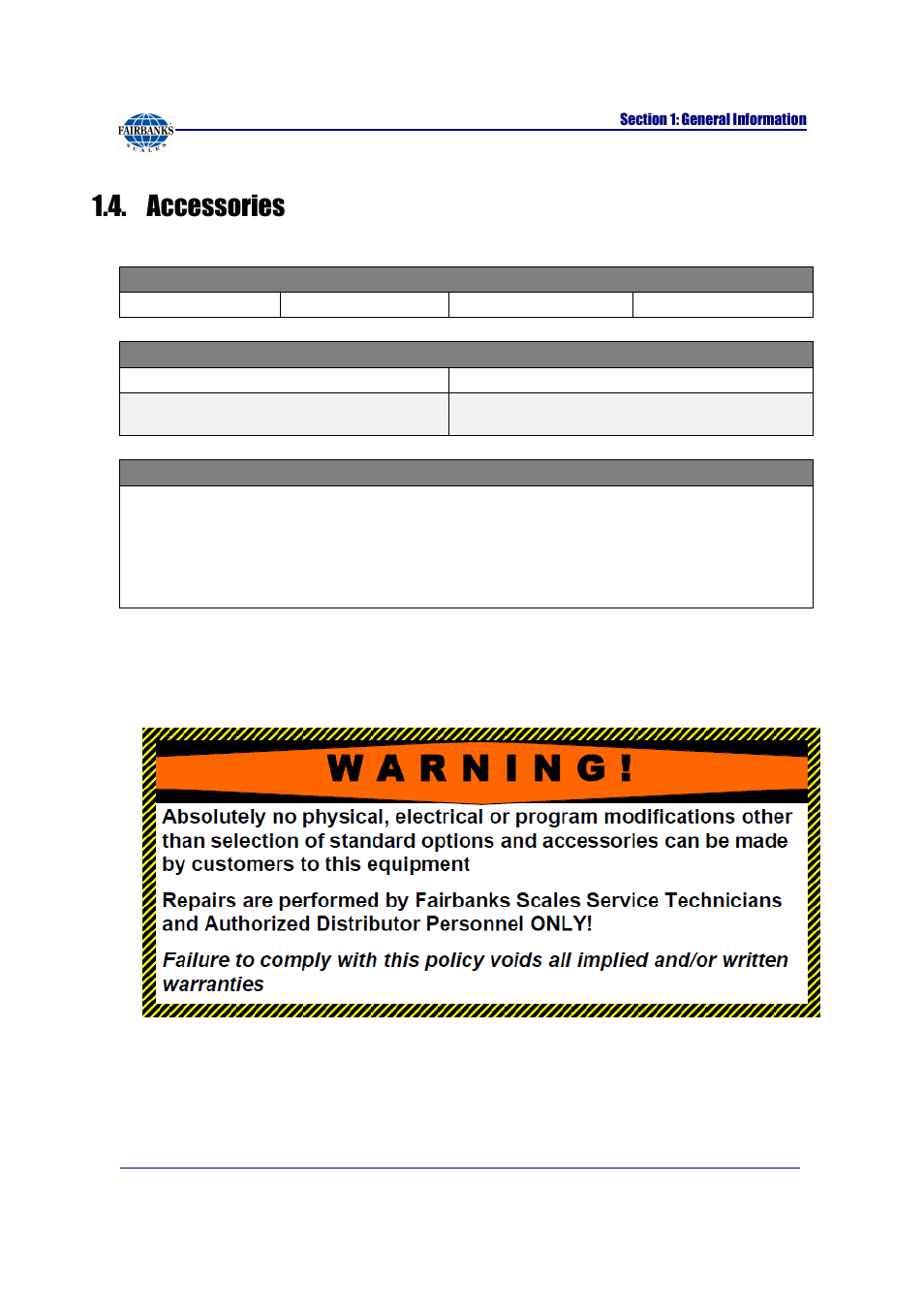 Accessories | Fairbanks FB2255 Series Instrument PC2255 PC Software Utility Program User Manual | Page 11 / 79