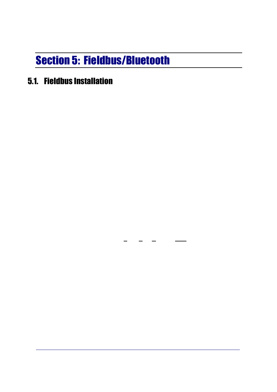 Fieldbus installation | Fairbanks FB2255 Series Instrument PC2255 PC Software Utility Program User Manual | Page 36 / 79