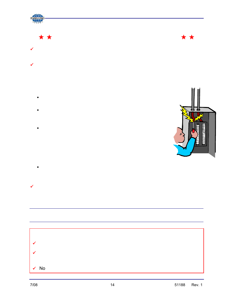 Important installation notice | Fairbanks FB3000 Highway System Application User Manual | Page 14 / 96