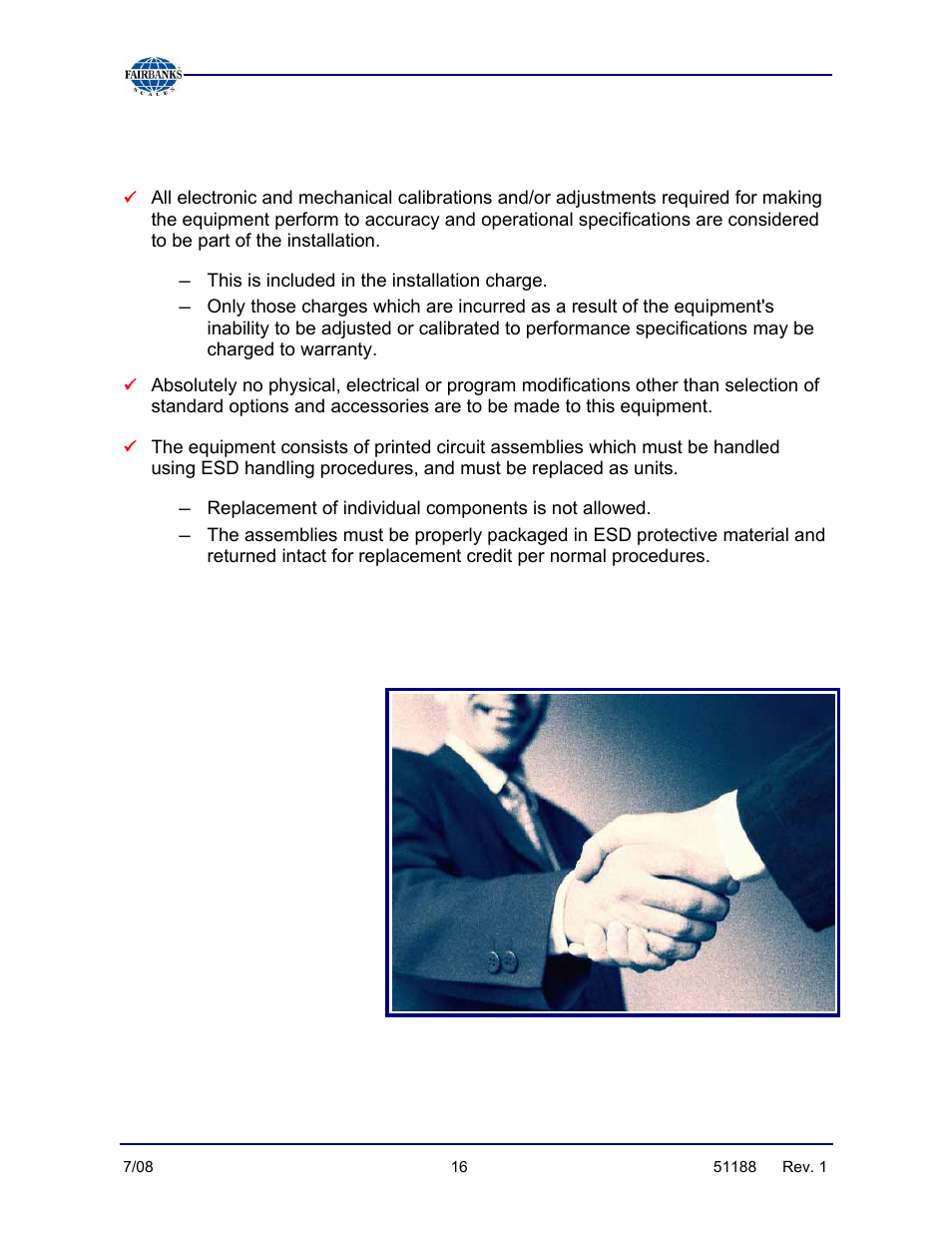 Users’ responsibility | Fairbanks FB3000 Highway System Application User Manual | Page 16 / 96