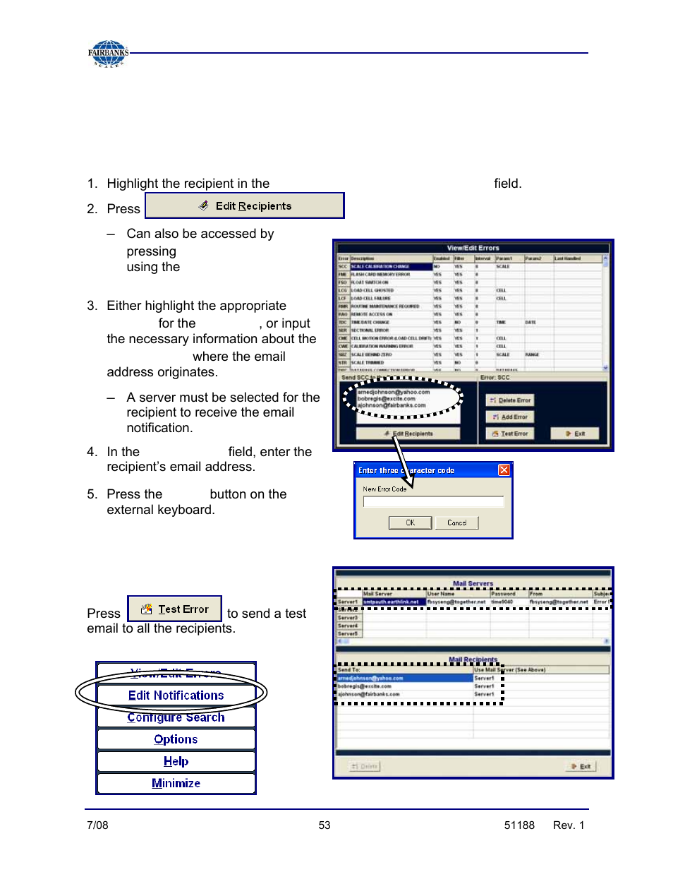 Fairbanks FB3000 Highway System Application User Manual | Page 53 / 96