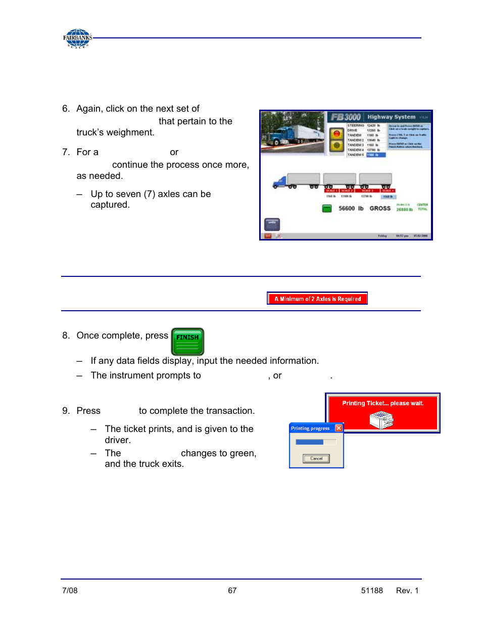 Fairbanks FB3000 Highway System Application User Manual | Page 67 / 96