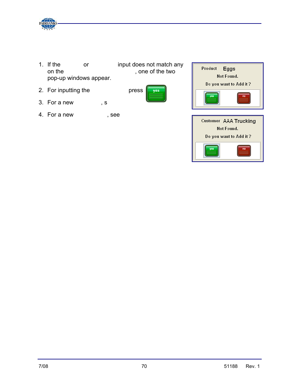 Fairbanks FB3000 Highway System Application User Manual | Page 70 / 96