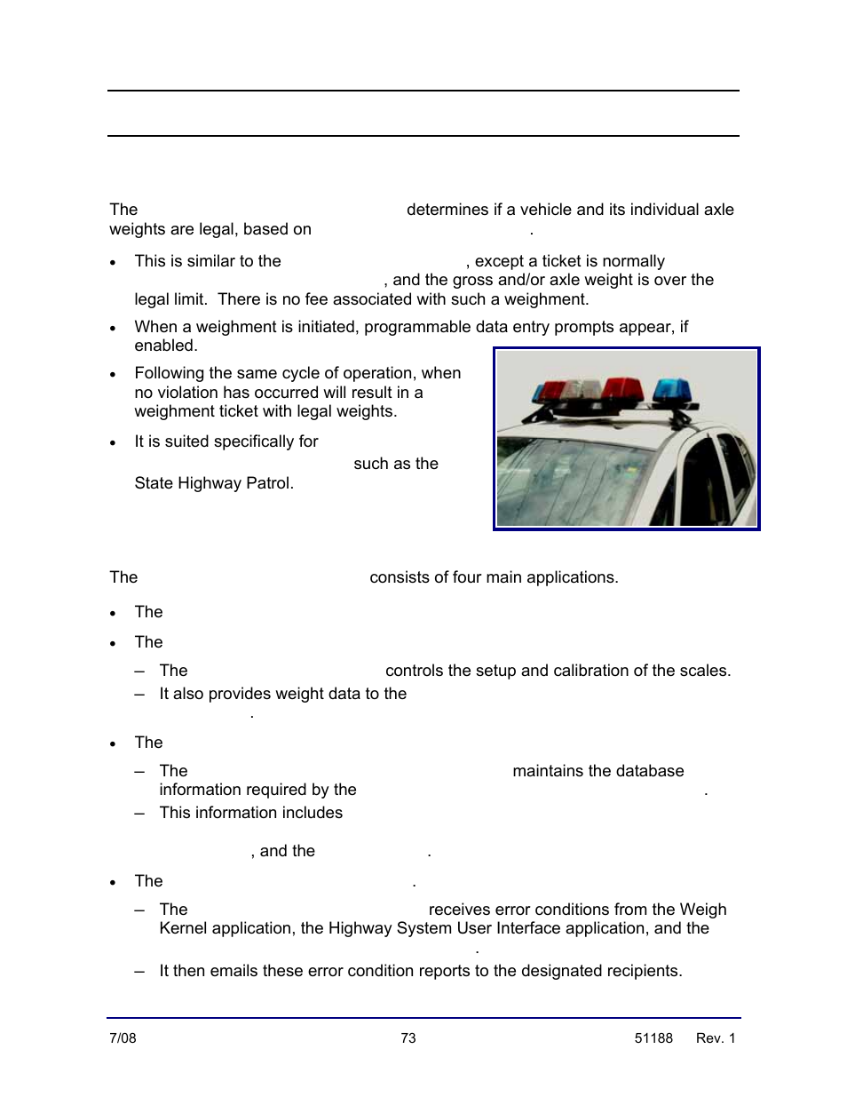 Introduction, Further description | Fairbanks FB3000 Highway System Application User Manual | Page 73 / 96