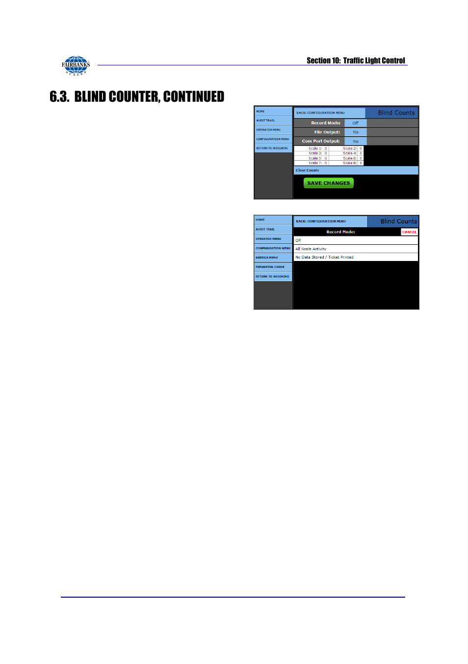 Blind counter, continued | Fairbanks FB2550 SERIES User Manual | Page 130 / 186