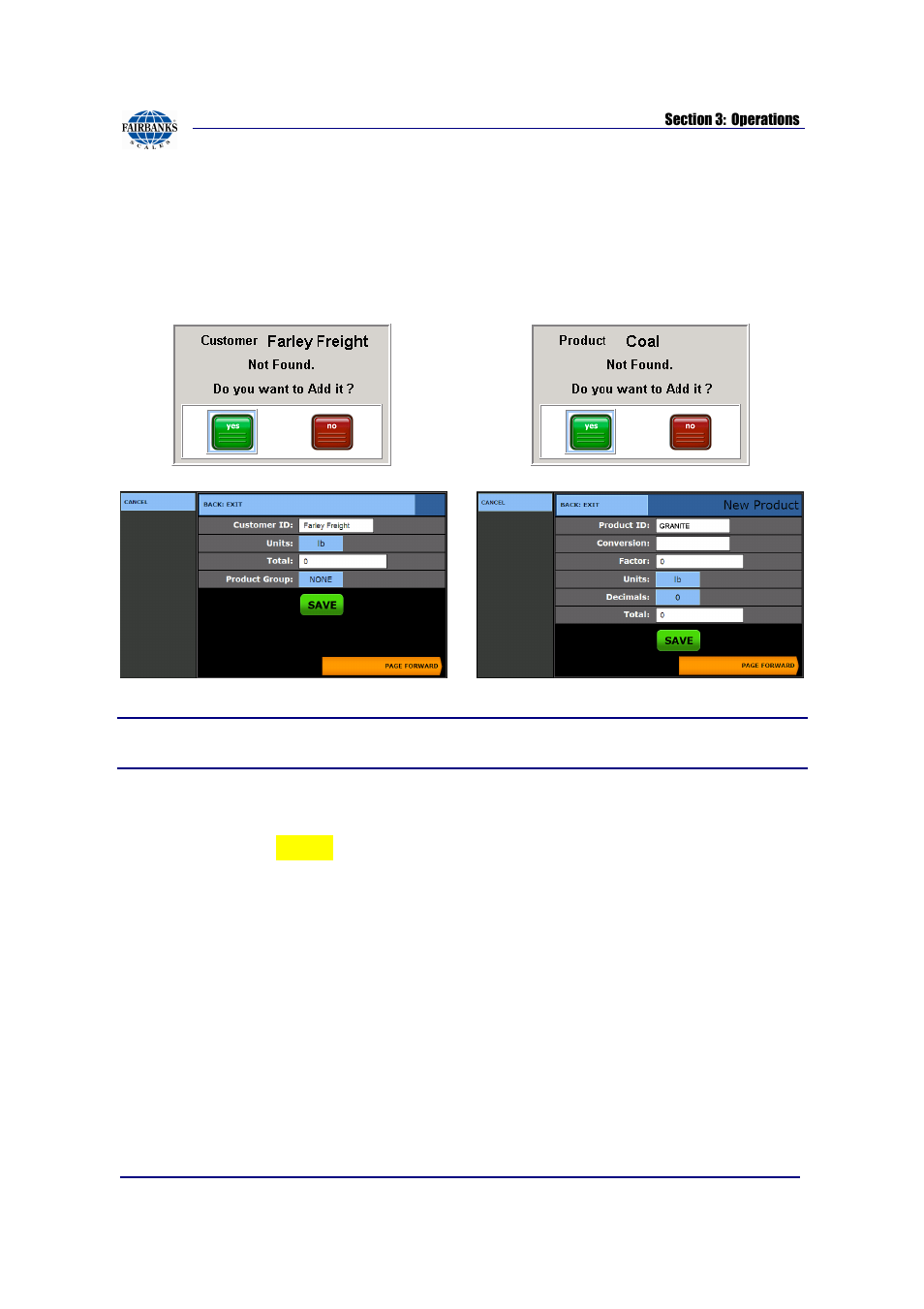 Basic operations summary, continued | Fairbanks FB2550 SERIES User Manual | Page 21 / 186