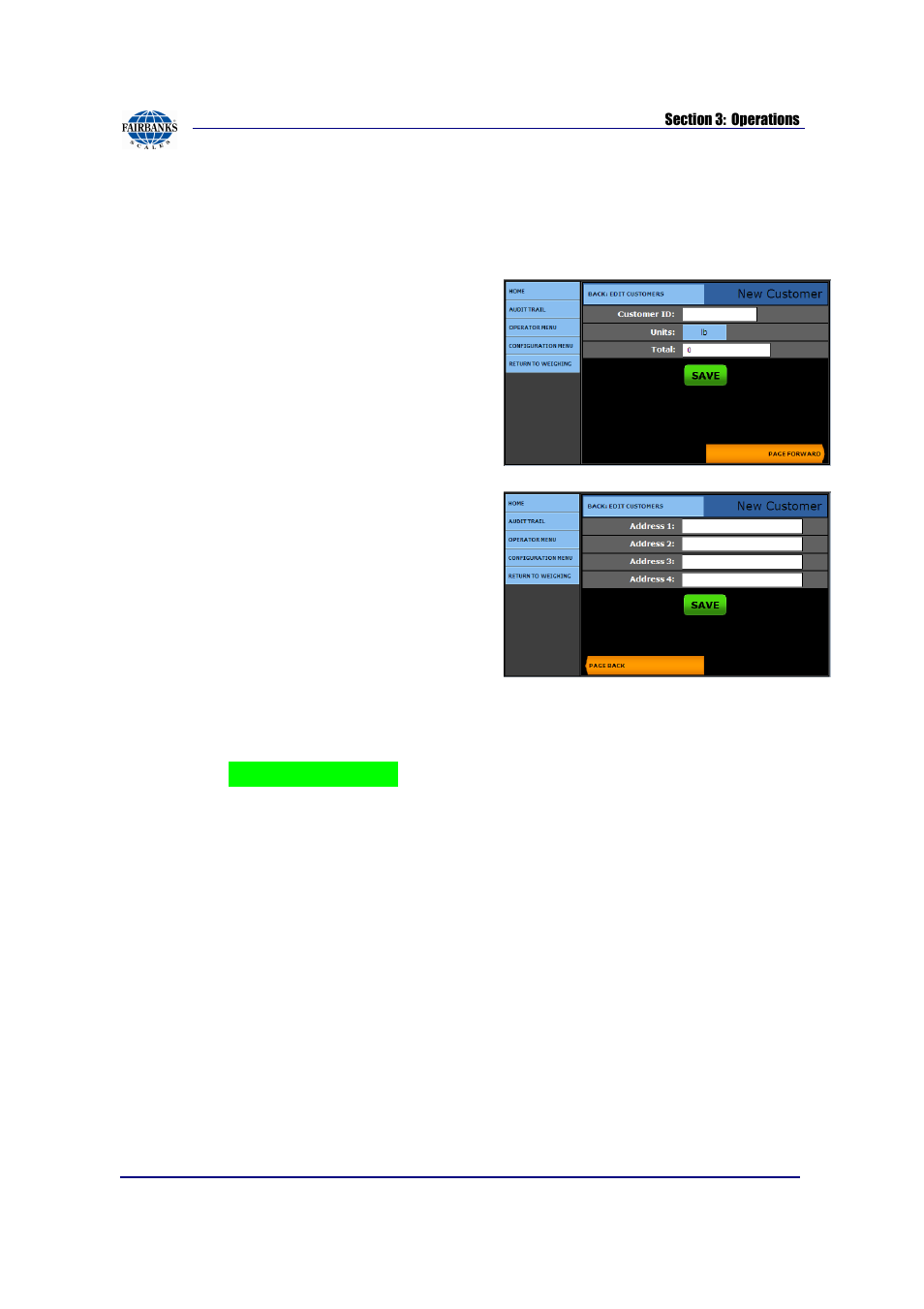 Adding or editing customers, continued | Fairbanks FB2550 SERIES User Manual | Page 29 / 186