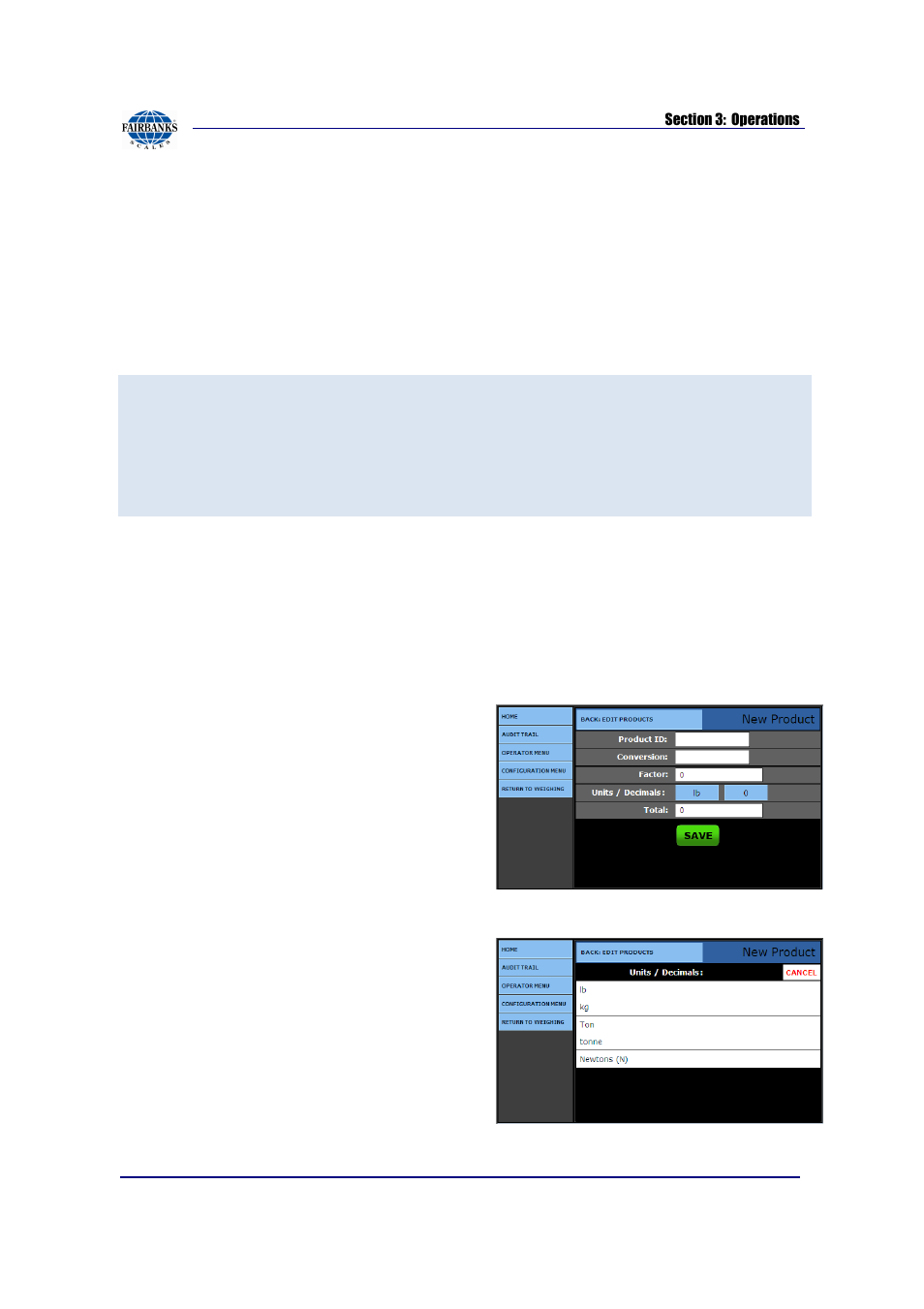 Adding or editing products, continued | Fairbanks FB2550 SERIES User Manual | Page 32 / 186