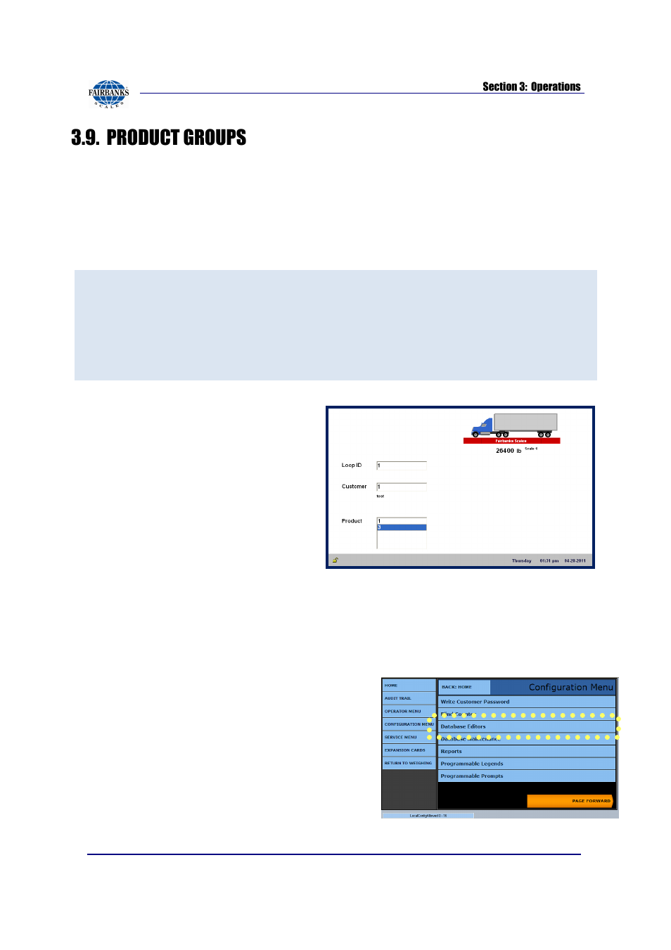 Product groups, Adding or editing product groups | Fairbanks FB2550 SERIES User Manual | Page 34 / 186