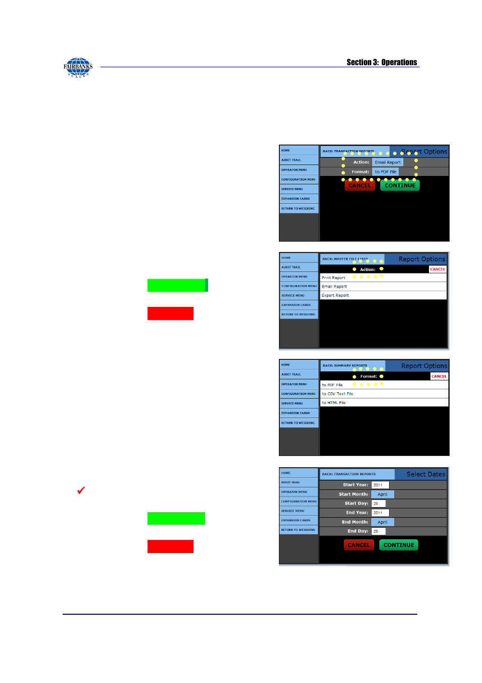 Transaction reports, continued | Fairbanks FB2550 SERIES User Manual | Page 44 / 186