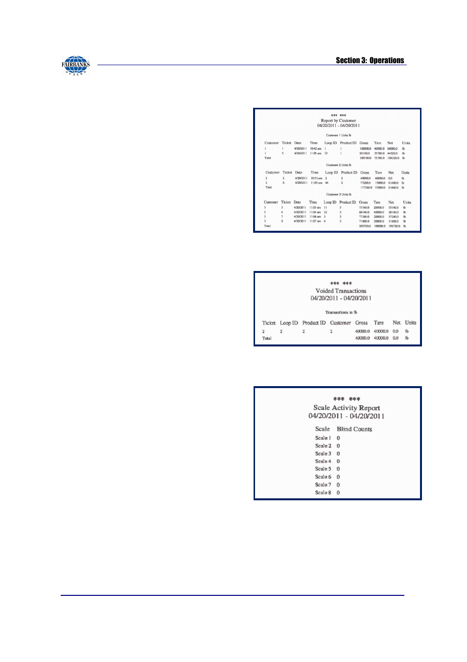 Transaction reports, continued | Fairbanks FB2550 SERIES User Manual | Page 46 / 186