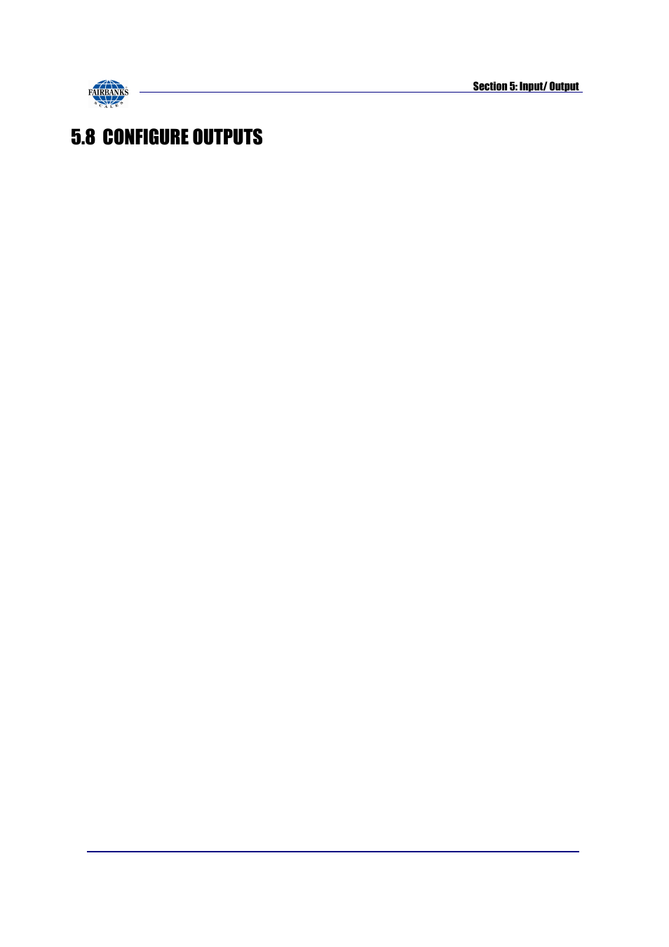 8 configure outputs, Configuring an output data string, Two methods of formatting | Fairbanks FB2550 SERIES User Manual | Page 89 / 186