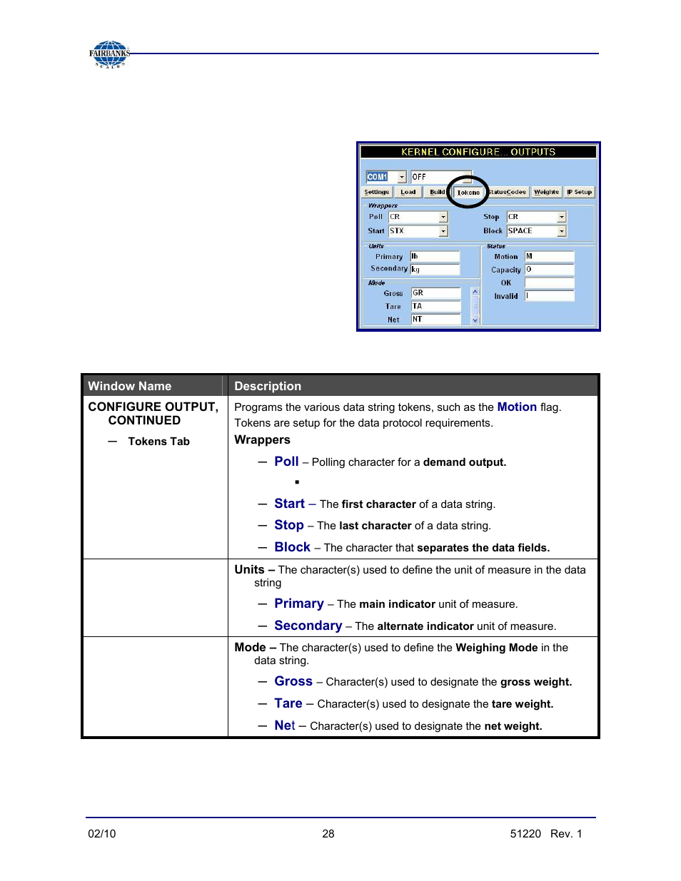 Other data string customization, continued | Fairbanks FB3000 II Operators Manual User Manual | Page 28 / 68