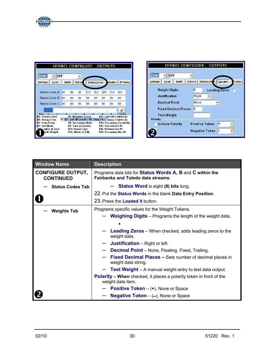 Other data string customization, continued | Fairbanks FB3000 II Operators Manual User Manual | Page 30 / 68