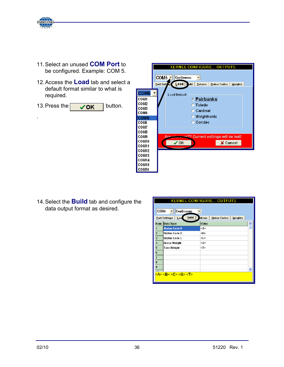 Ip network output setup instructions, continued | Fairbanks FB3000 II Operators Manual User Manual | Page 36 / 68