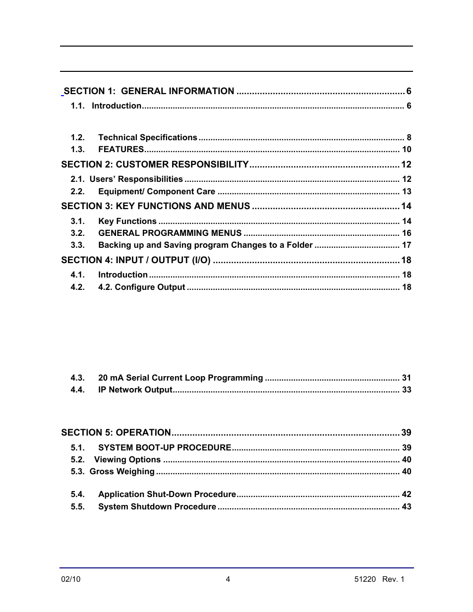 Fairbanks FB3000 II Operators Manual User Manual | Page 4 / 68