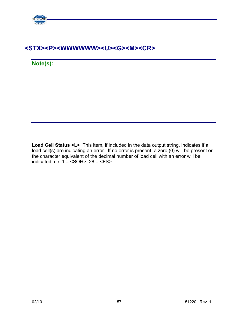 Build tab definitions | Fairbanks FB3000 II Operators Manual User Manual | Page 57 / 68