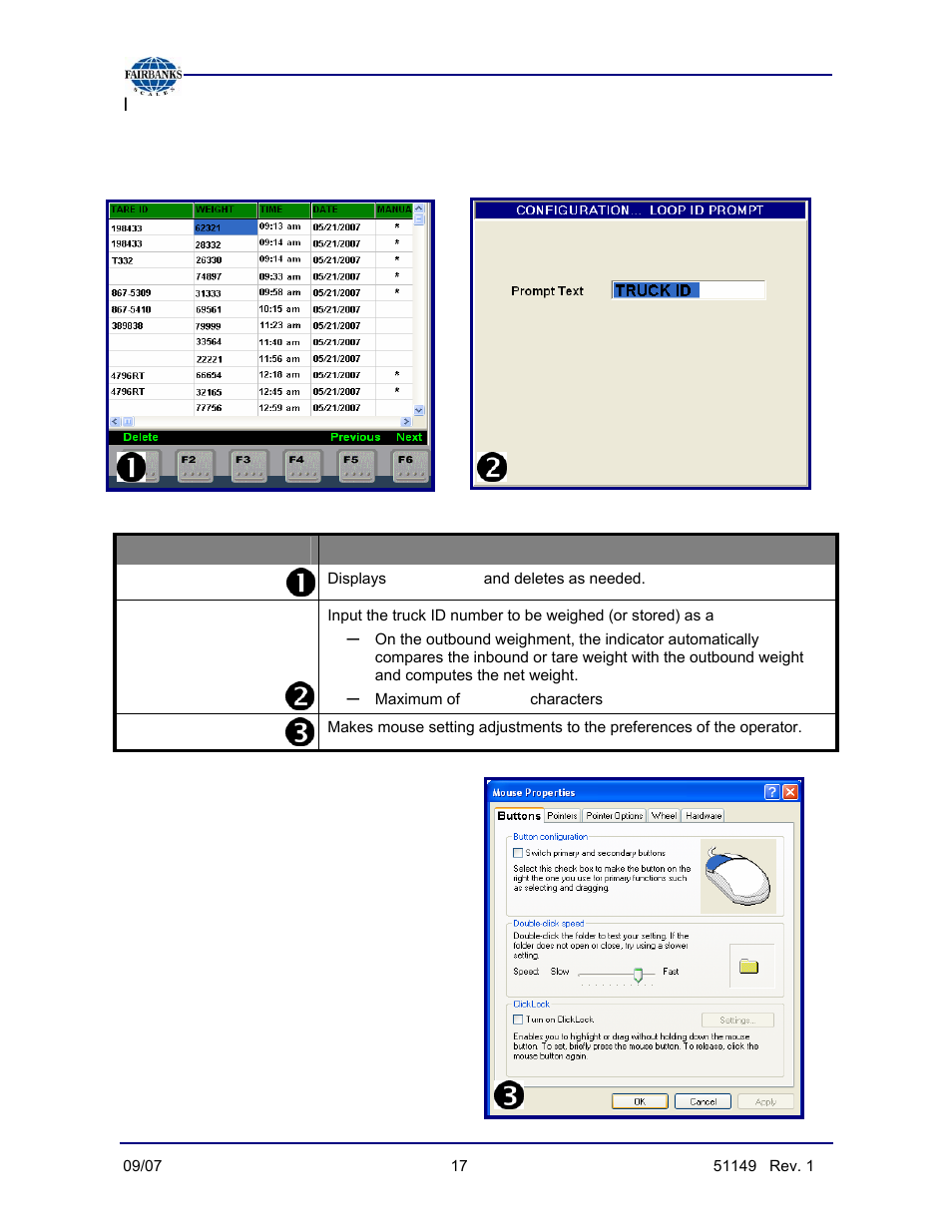 Configuration menu descriptions, continued | Fairbanks FB3000 Inbound/Outbound  Program Operators Manual User Manual | Page 17 / 40