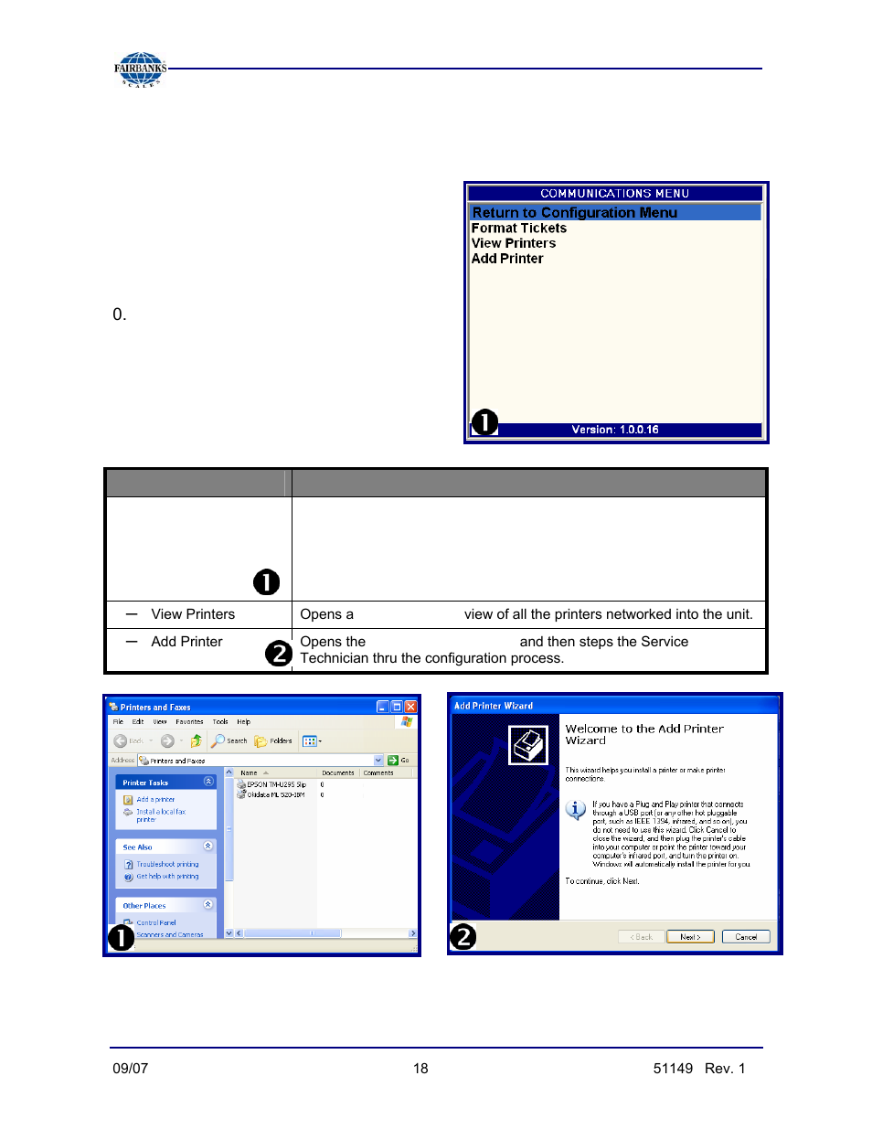 Configuration menu descriptions, continued | Fairbanks FB3000 Inbound/Outbound  Program Operators Manual User Manual | Page 18 / 40