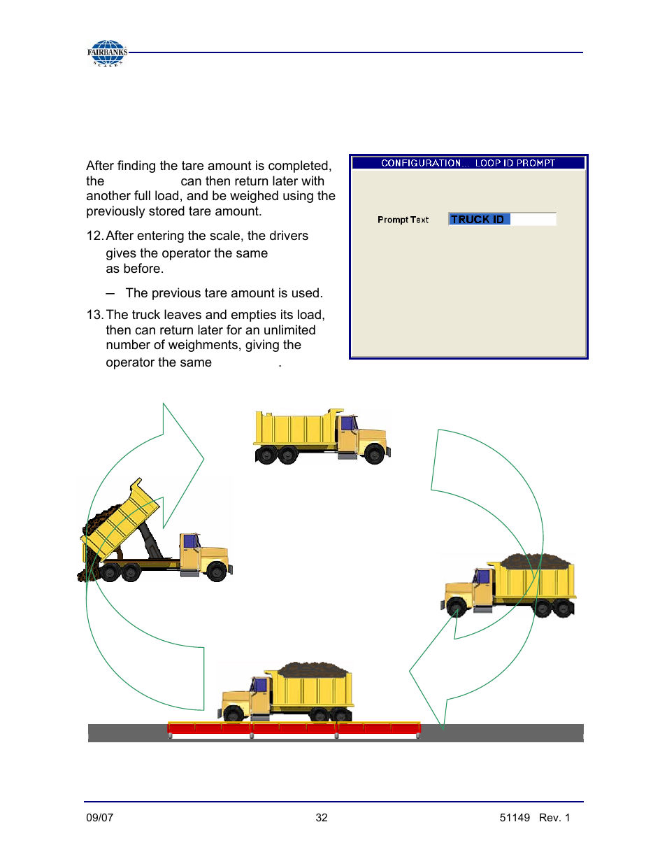 In/out weighing, continued, Loop id | Fairbanks FB3000 Inbound/Outbound  Program Operators Manual User Manual | Page 32 / 40