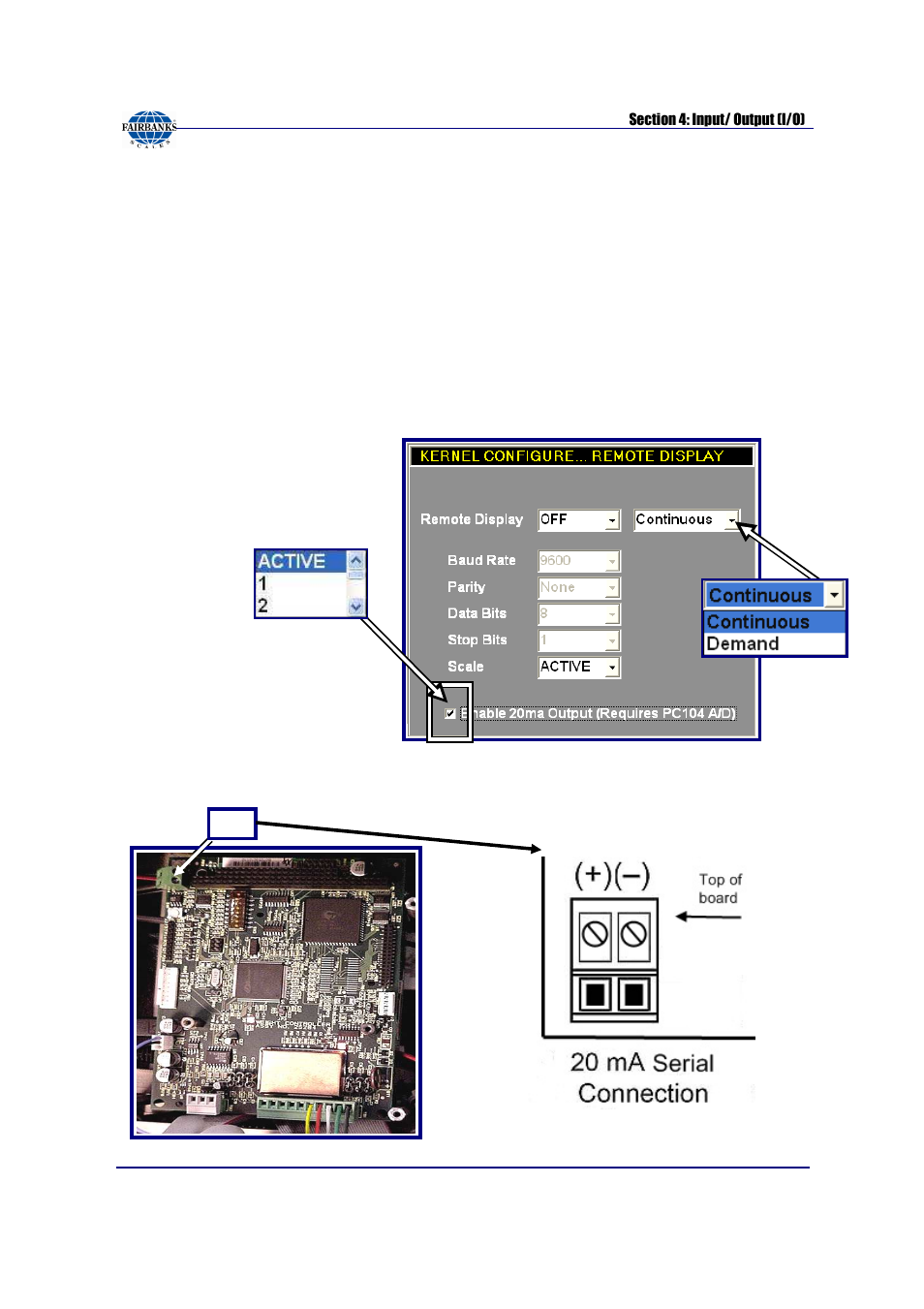 20ma serial current loop programming, continued | Fairbanks FB3000 Kernel Program Operators Manual User Manual | Page 31 / 69