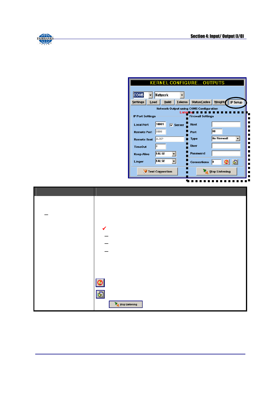 Ip setup menu overview, Continued | Fairbanks FB3000 Kernel Program Operators Manual User Manual | Page 33 / 69