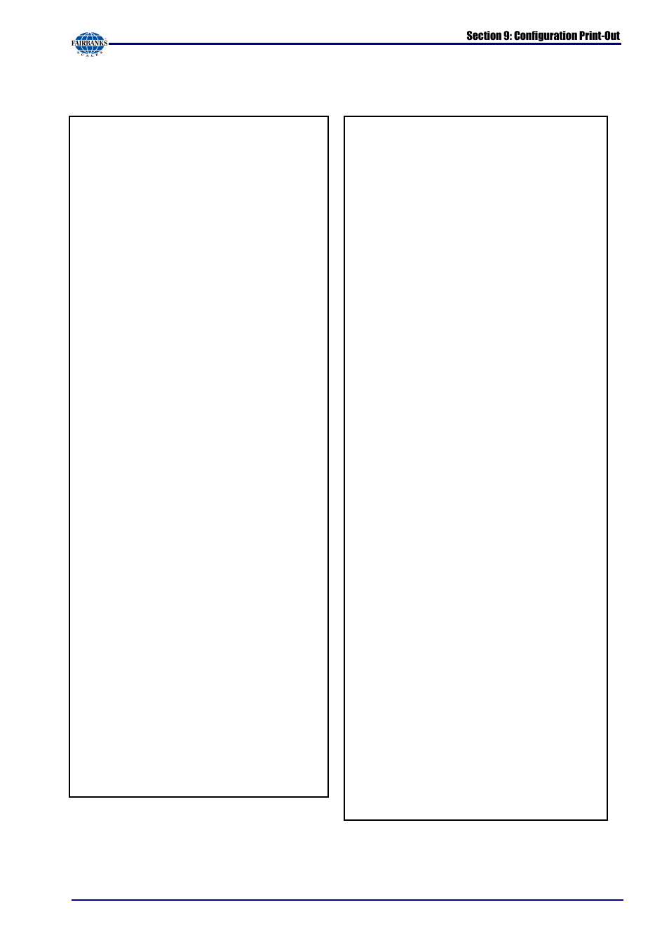 9 configuration print-out | Fairbanks X SERIES PR 5220 ETHERNET TRANSMITTER User Manual | Page 92 / 100