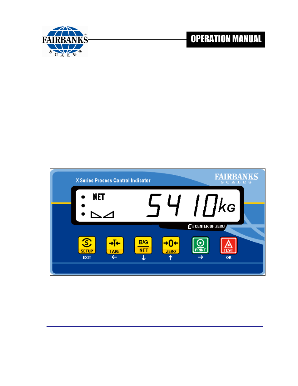 Fairbanks X SERIES PR 5410 Process Indicator User Manual | 152 pages