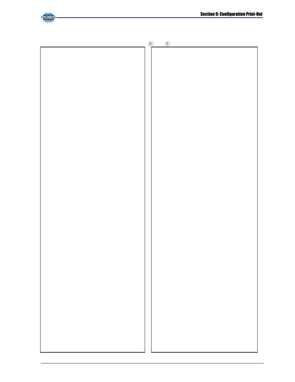 9configuration print-out | Fairbanks X SERIES PR 5410 Process Indicator User Manual | Page 141 / 152