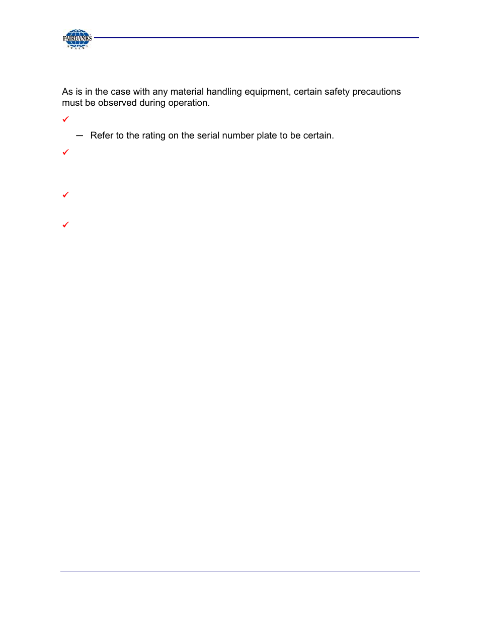Safety | Fairbanks 2800 Series Intrinsically Safe Instrument User Manual | Page 18 / 73