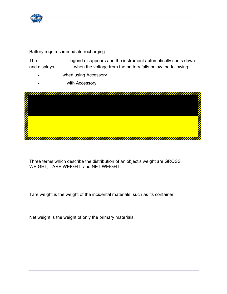 Fairbanks 2800 Series Intrinsically Safe Instrument User Manual | Page 23 / 73