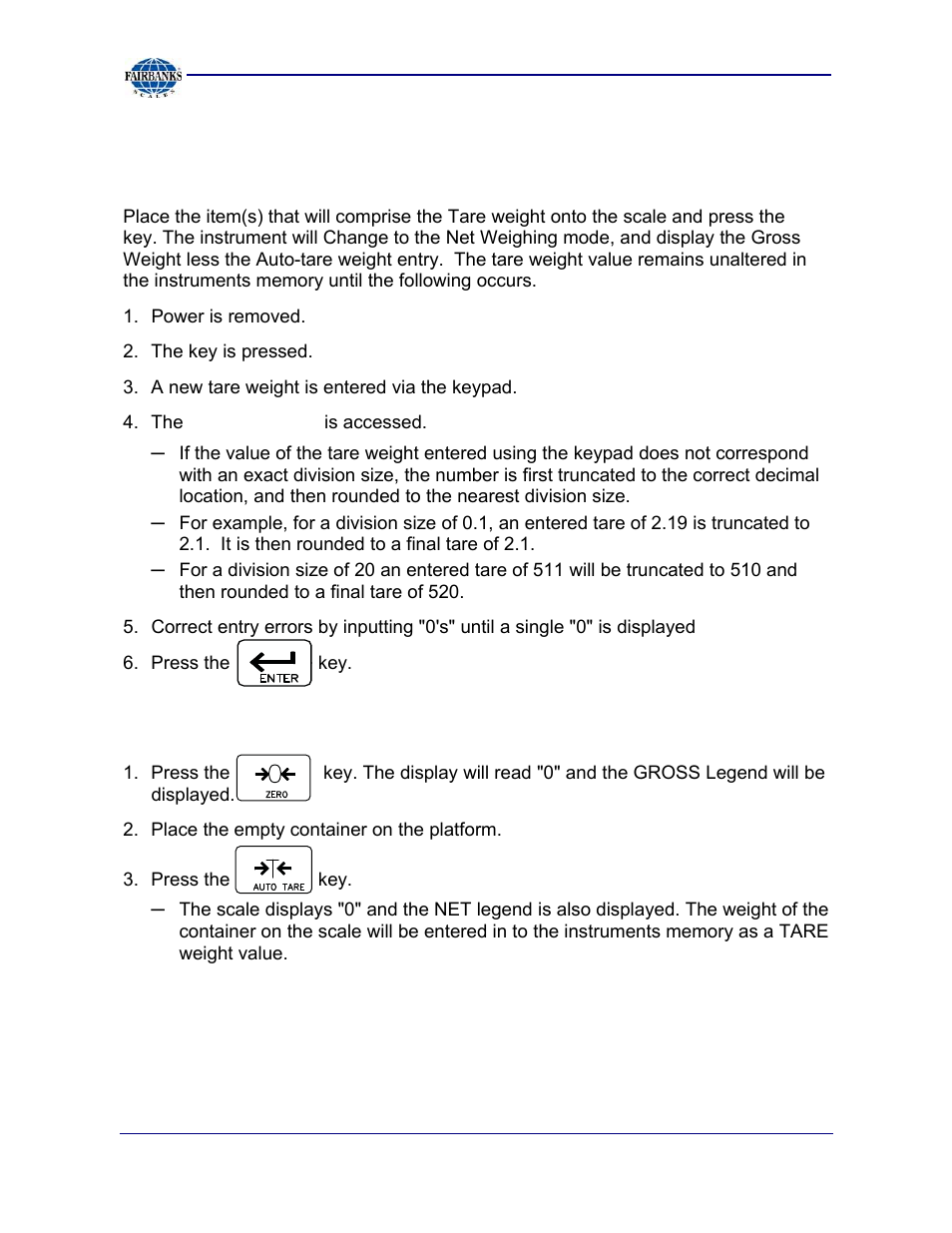 Fairbanks 2800 Series Intrinsically Safe Instrument User Manual | Page 26 / 73