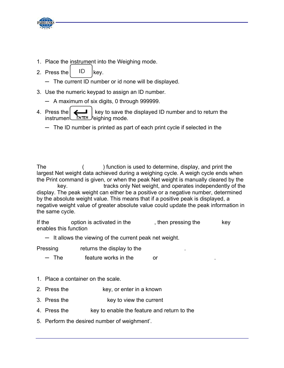 Fairbanks 2800 Series Intrinsically Safe Instrument User Manual | Page 28 / 73