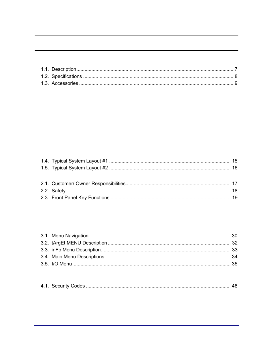 Fairbanks 2800 Series Intrinsically Safe Instrument User Manual | Page 5 / 73