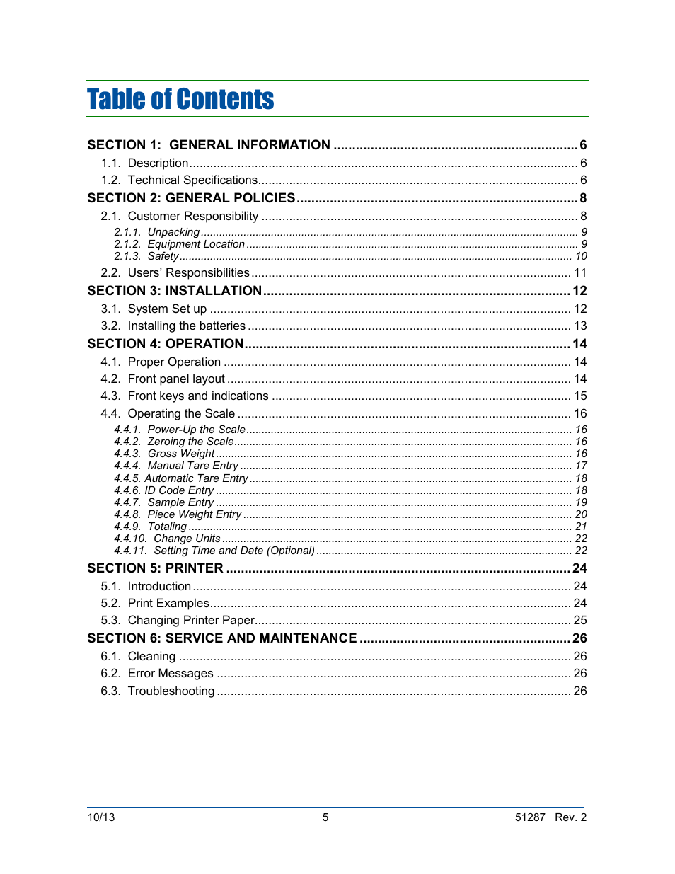 Fairbanks 4100 SERIES Pallet Weigh Plus User Manual | Page 5 / 30