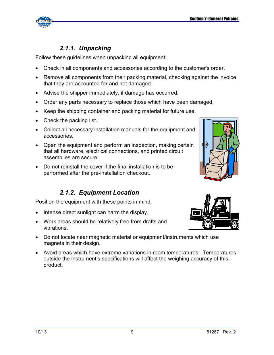 Fairbanks 4100 SERIES Pallet Weigh Plus User Manual | Page 9 / 30
