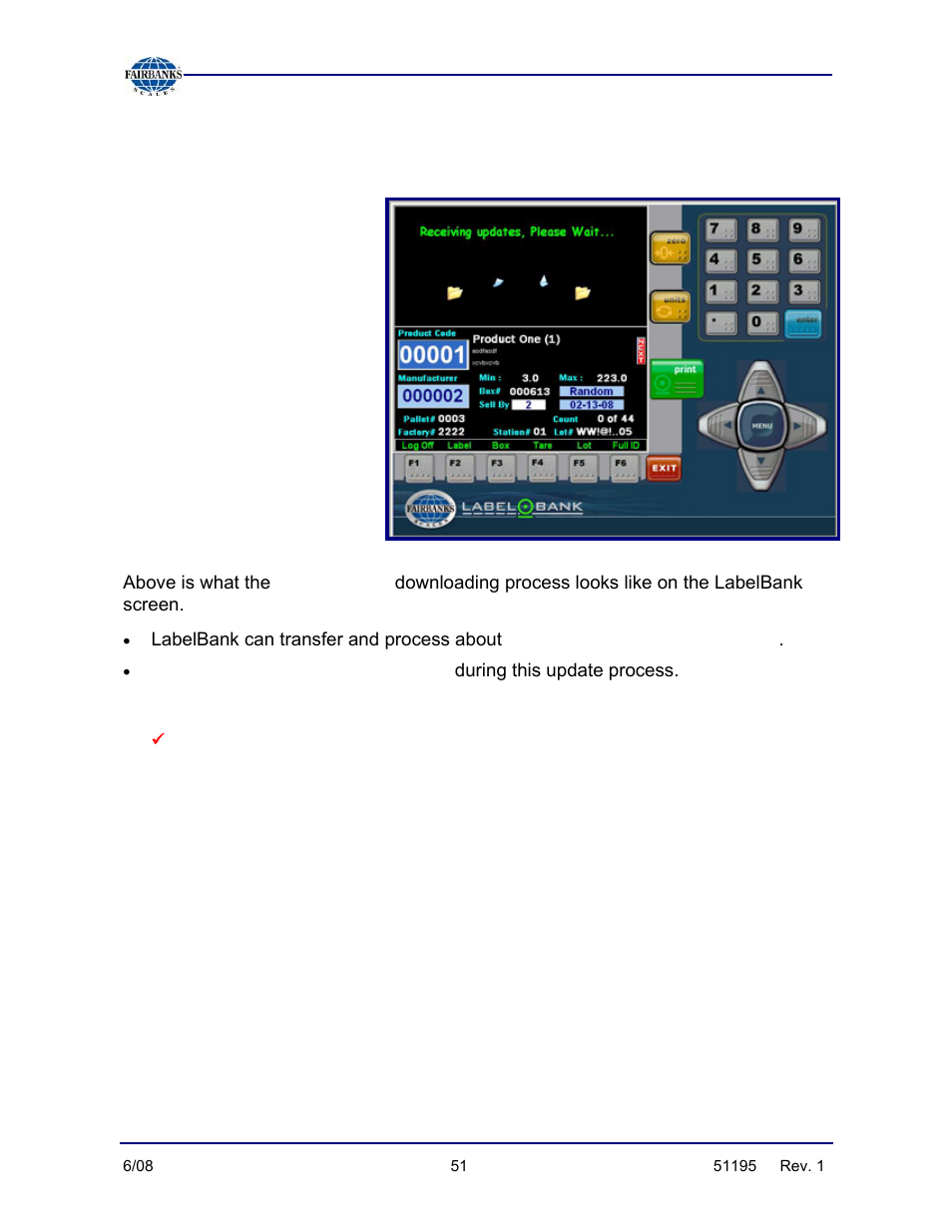 Entering a new product, continued | Fairbanks LabelBank/DataBank Application For the FB3000 Series Programmers Manuals User Manual | Page 51 / 110